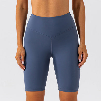 Stilla | High Waist Nude Feel Yoga Shorts Hip Lift, Hurtørrende Sports Cykelbukser