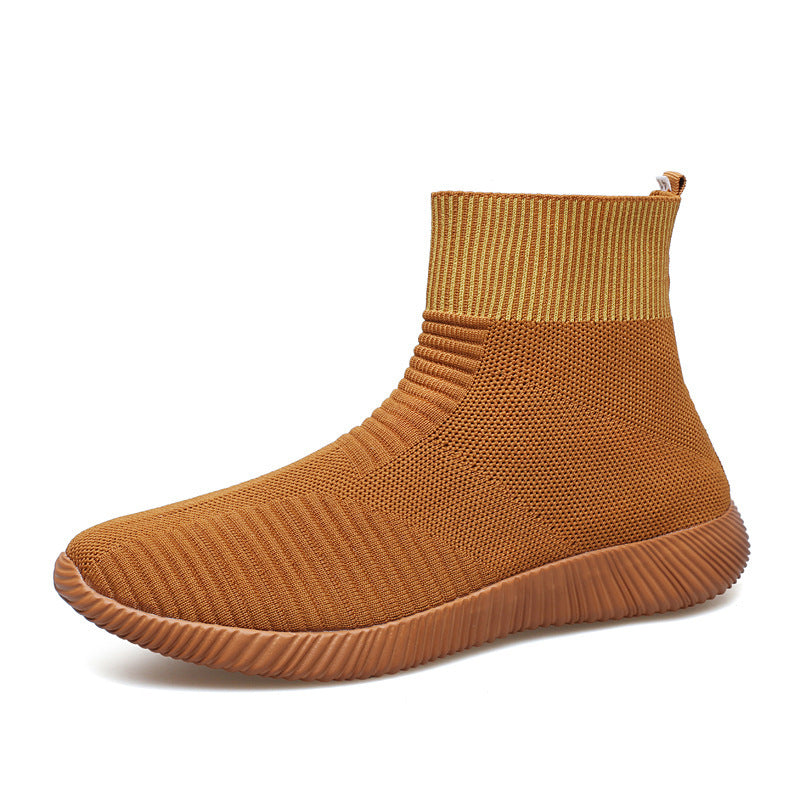 Herrer Strik High-Top Slip-On Sneakers Stilla