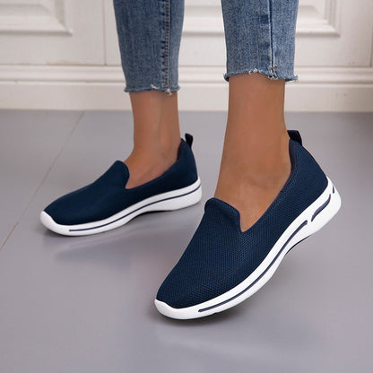 Dame Åndbare Slip-On Sneakers med ergonomisk Sål Stilla