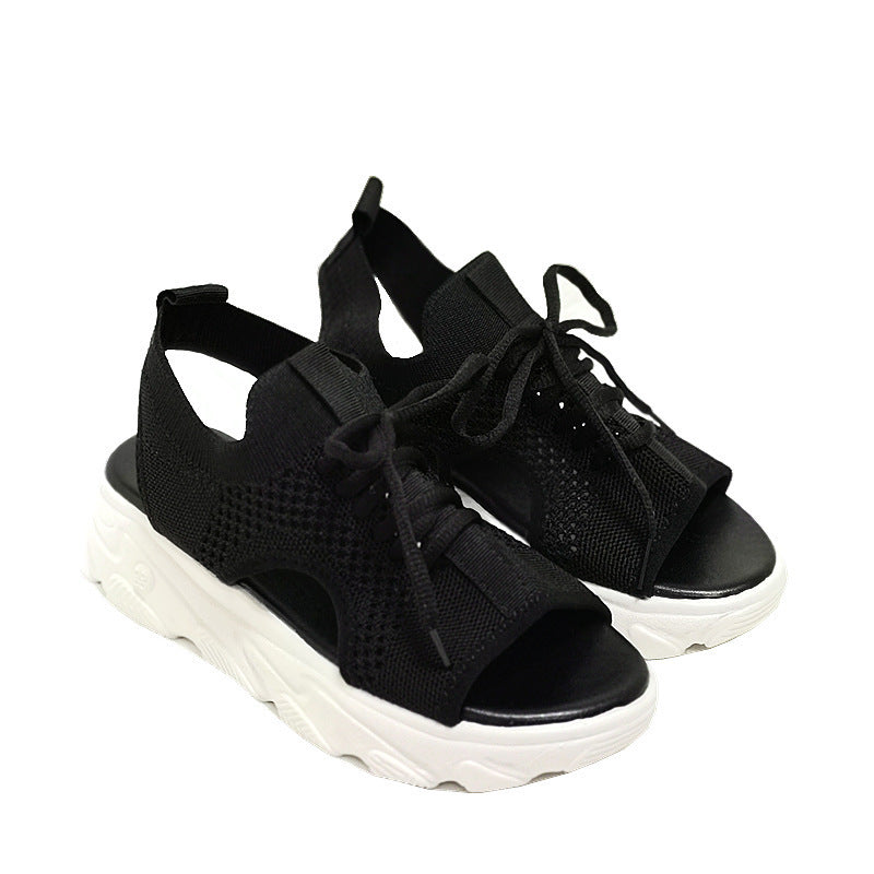 Dame Åndbare Sneakersandaler med fleksibel Sål og komfortabelt Fodbed Stilla