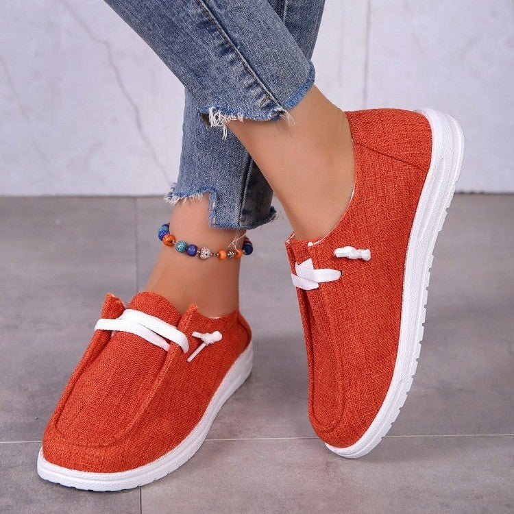 Dame afslappede fritidssko med elastisk snøring Stilla