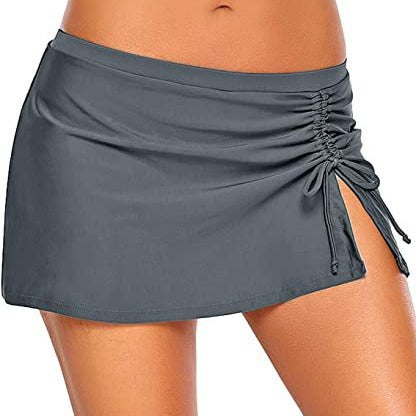 Dame Modische Badeshorts med siden Raff-detail Stilla