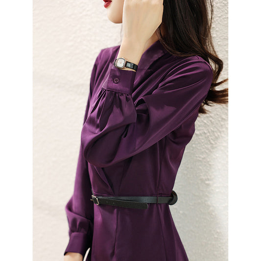 Dame elegant bluse med voluminøse ærmer og struktureret design Stilla