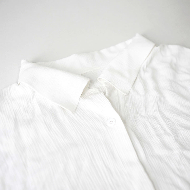 Dame afslappet oversized skjorte lavet af åndbart stof Stilla