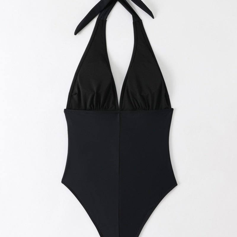 Dame elegant badedragt med raffineret knude og figurformende snit Stilla