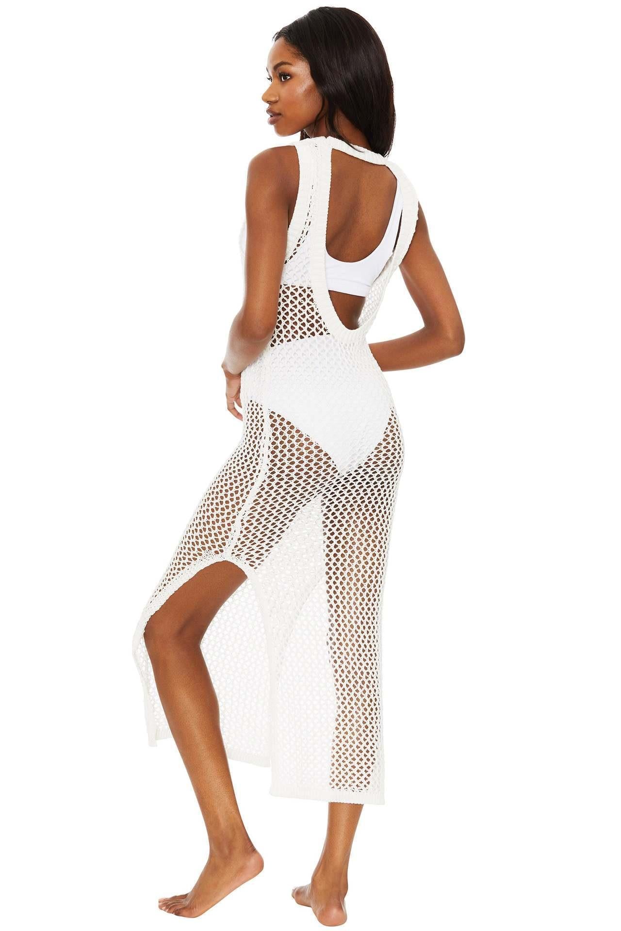 Dame Åben Strik Strand Graviditetskjole Stilla