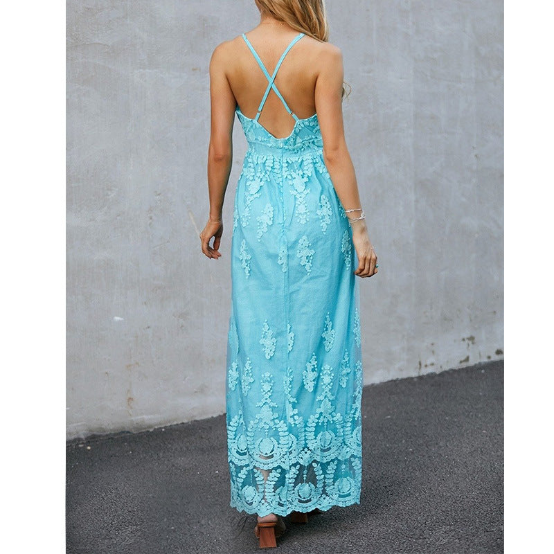 Dame Elegant Floral Maxikjole Stilla