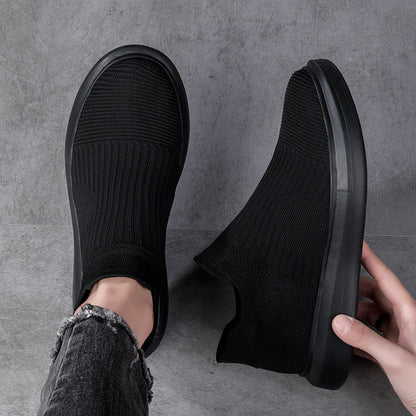 Dame Slip-On Fashion Sneakers med åndbart strikdesign Stilla