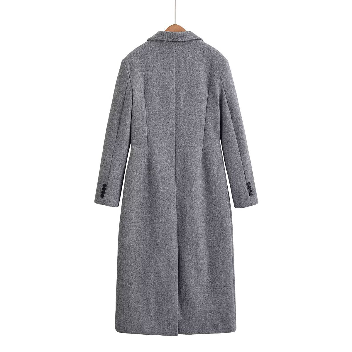 Dame elegant Bouclé-frakke Stilla