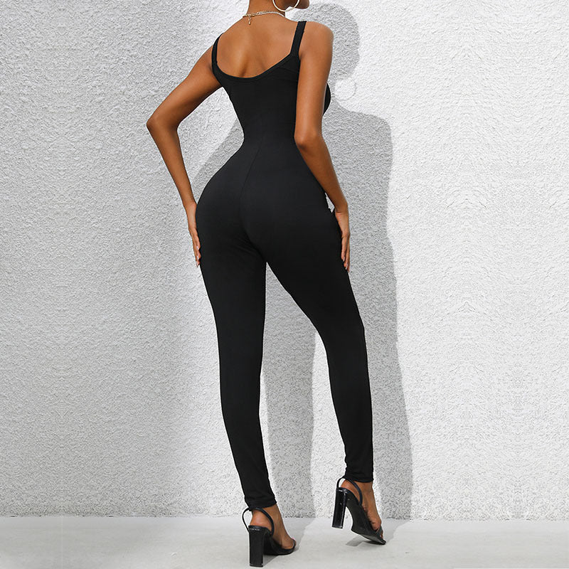 Dame Figurtilpasset Jumpsuit med elegante skulderdetaljer Stilla