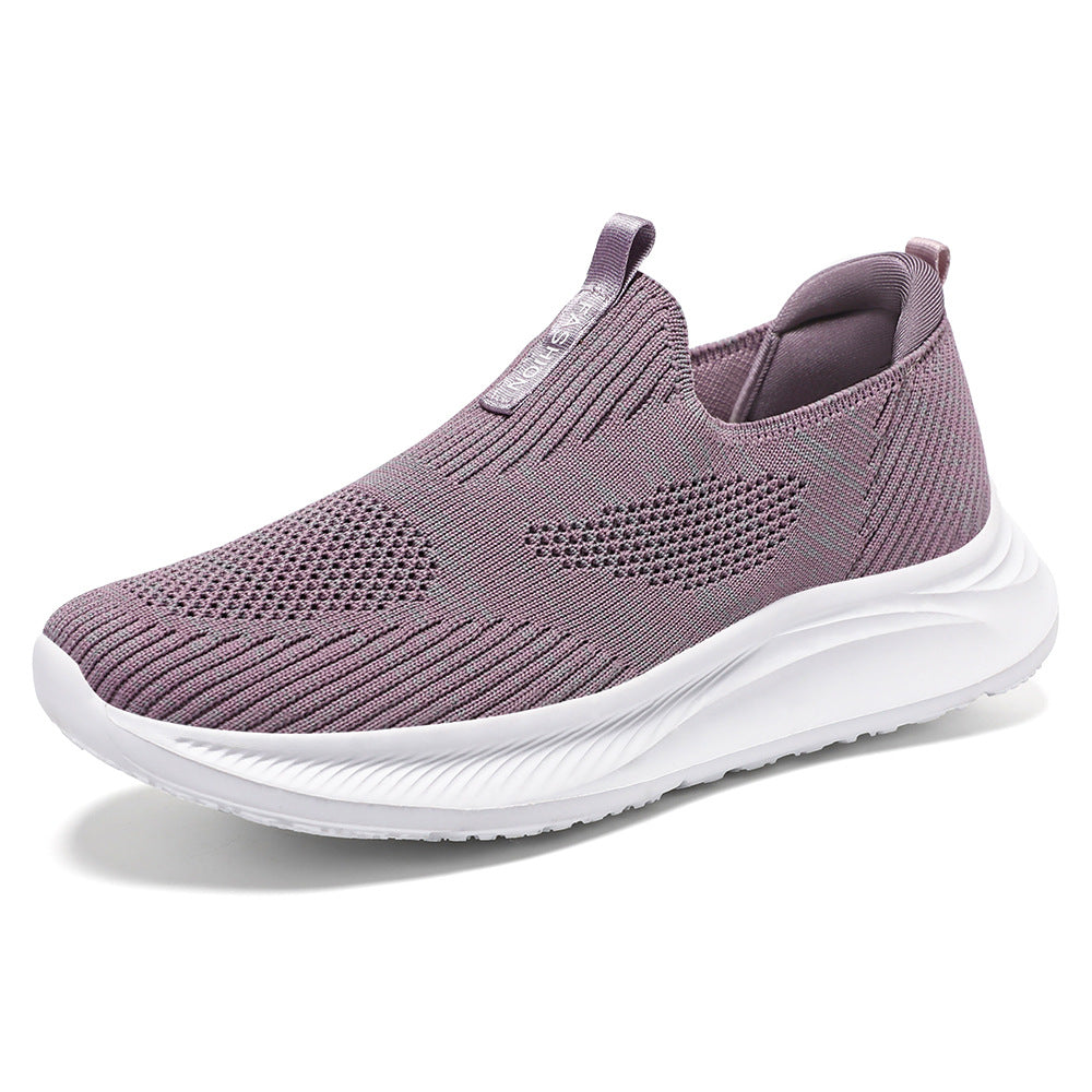 Damer Åndbare Slip-On Løbesko med elastisk Såle Stilla