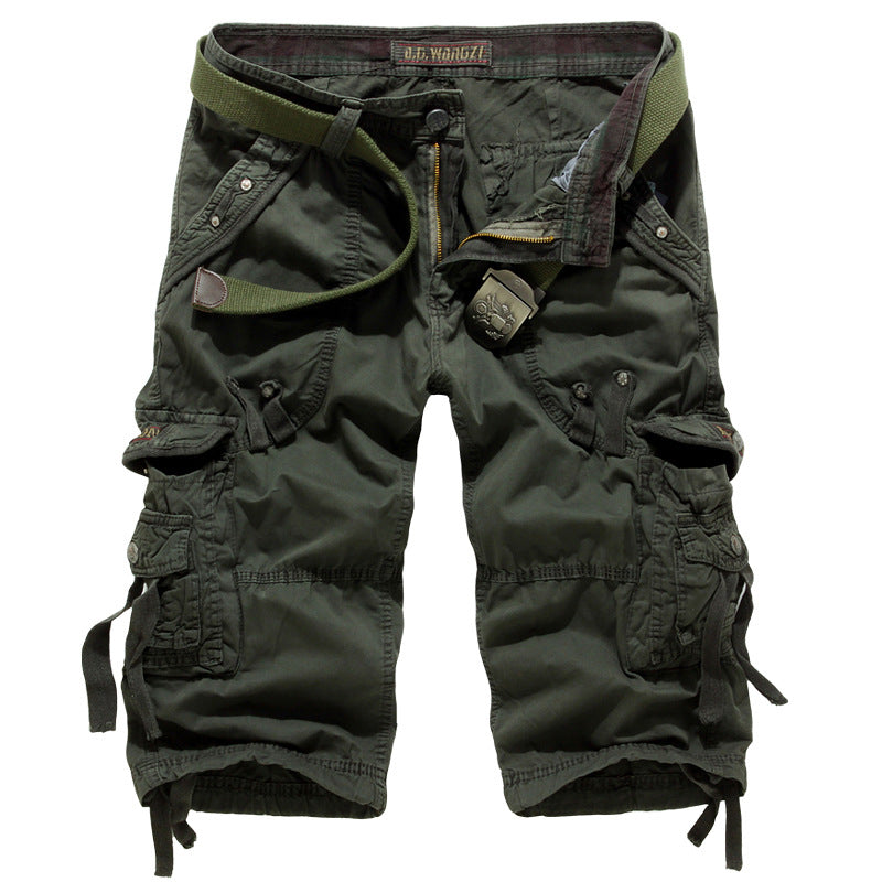 Herrer Cargo Shorts med flere lommer Stilla