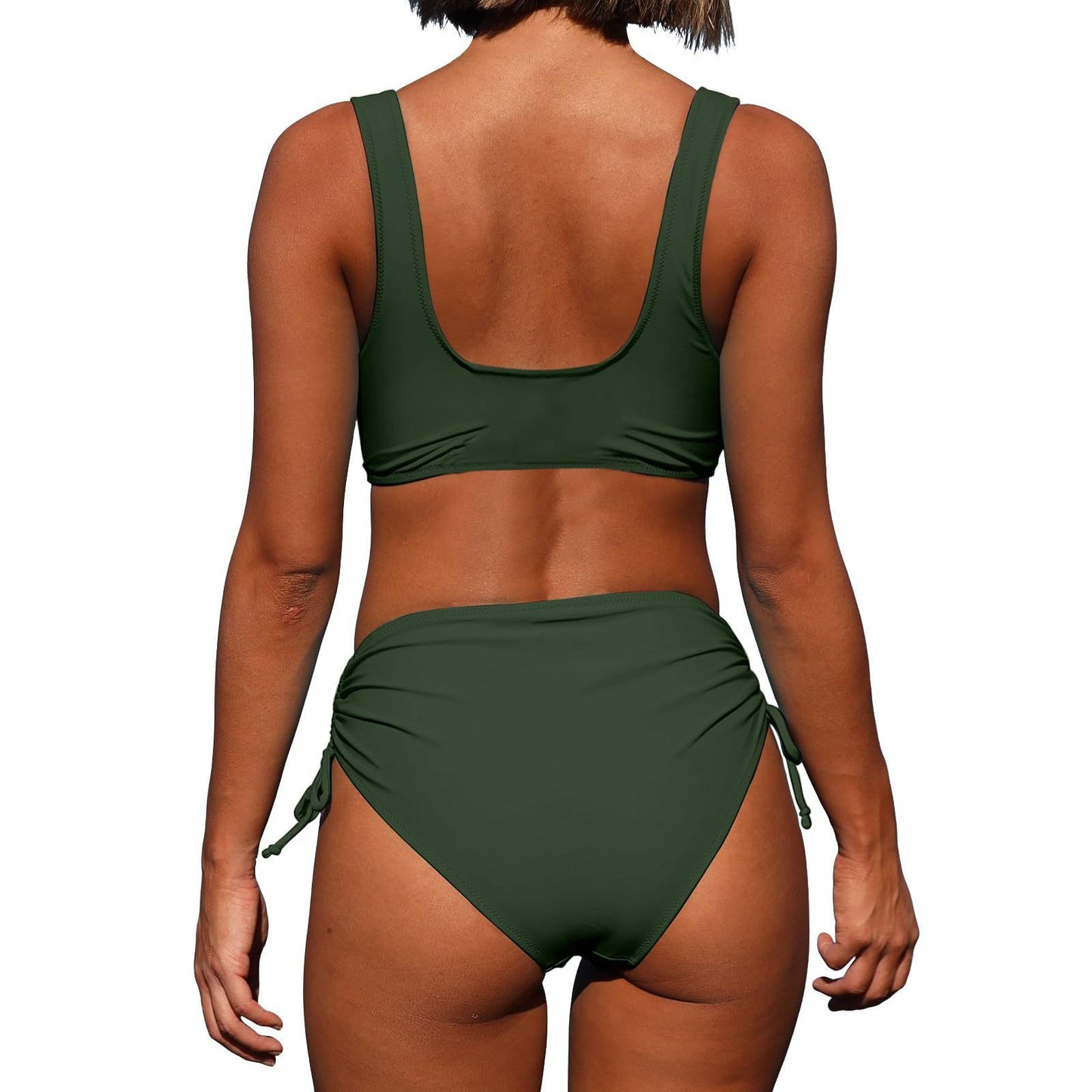 Dame Bikini-sæt med elegant indpakningsdesign og figursyet trusse Stilla