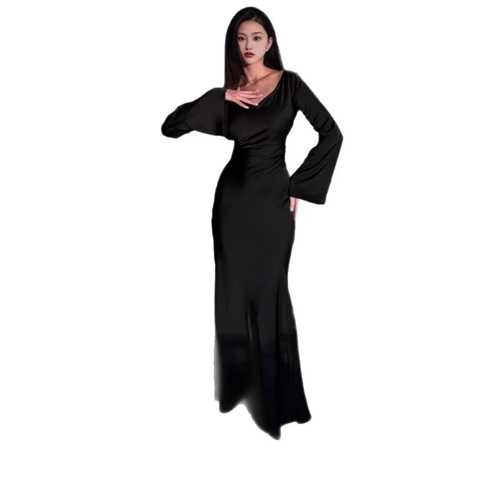 Dame Elegant aften kjole med brede ærmer Stilla