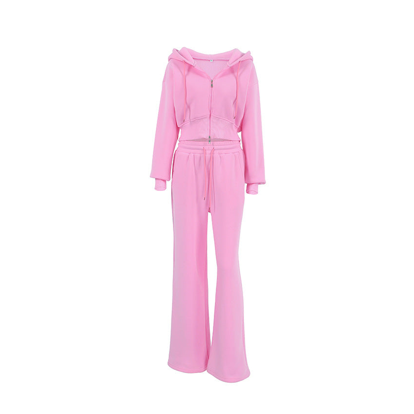 Dame fritids jumpsuit-sæt med høj talje og løs pasform Stilla