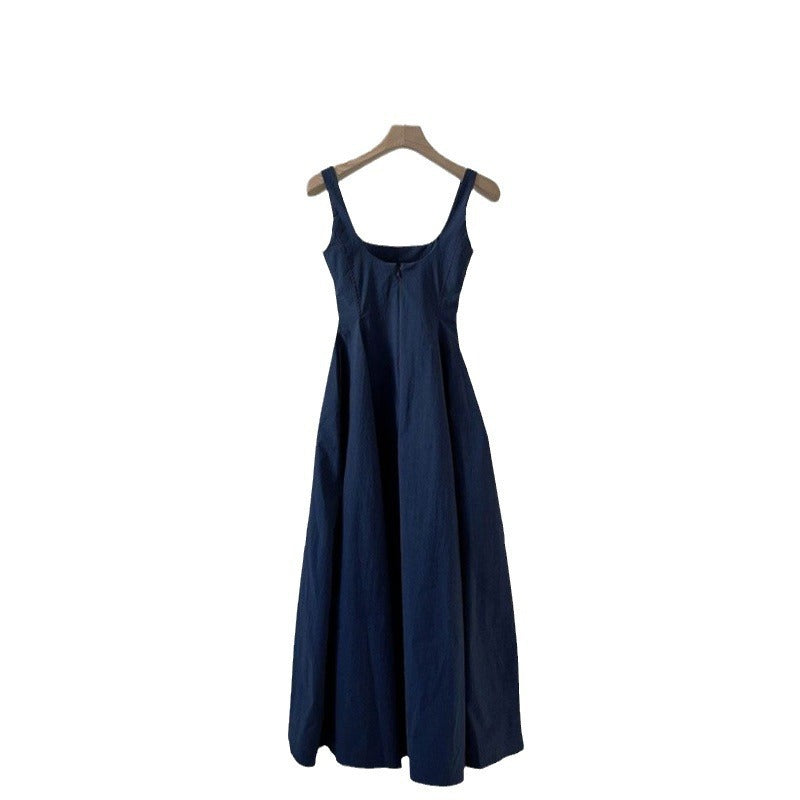 Dame A-linje Uden ærmer Maxikjole Stilla