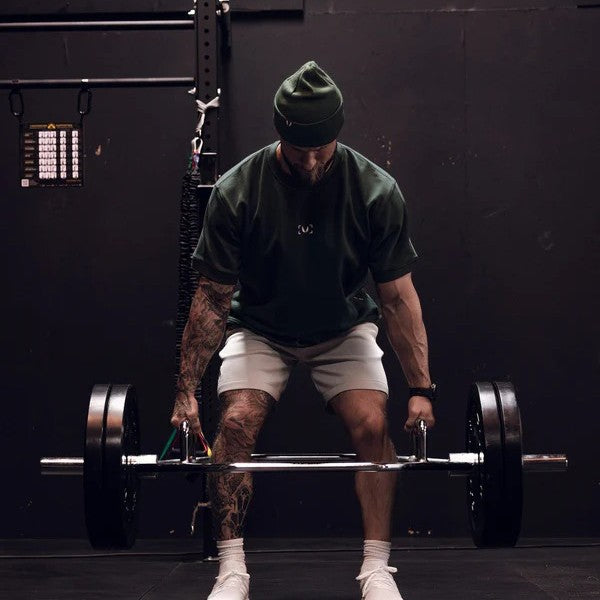 Herrer Sportslige Multifunktionsshorts med sidelommer med lynlåse Stilla