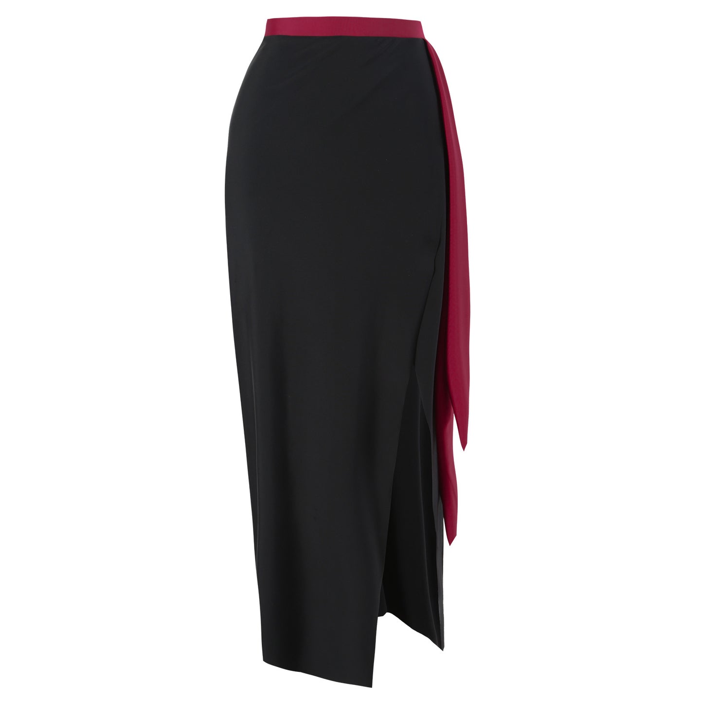 Dame Elegant Badedragt med aftagelig omslagskørt og farvematching sløjfer Stilla