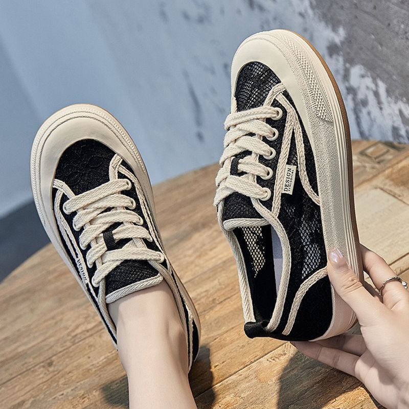 Dame afslappede sneakers med åndbar netstruktur og behagelig sål Stilla