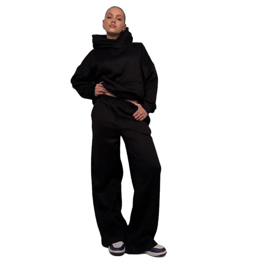 Dame afslappet hættetrøje sæt med løs pasform Stilla