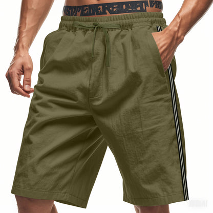 Herrer afslappede sportshorts med sidebånd Stilla