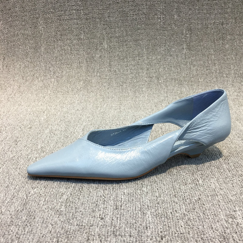 Dame Elegante Ballerinaer med raffinerede Cut-Outs Stilla