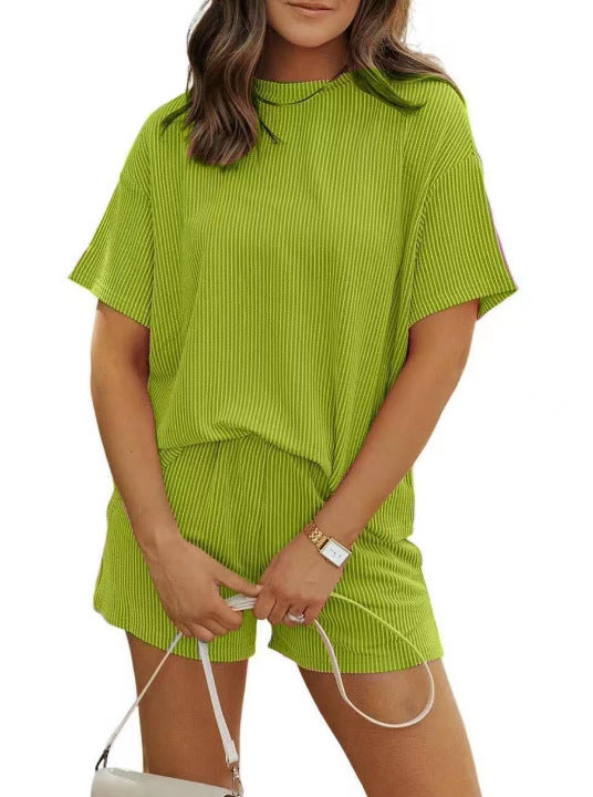 Damer Komfortabel Jumpsuit med stribet design og blødt stof Stilla