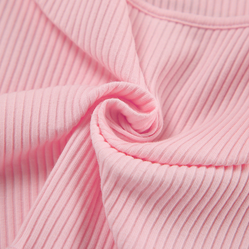 Dame afslappet lounge-sæt med ribstruktur og justerbare stropper Stilla