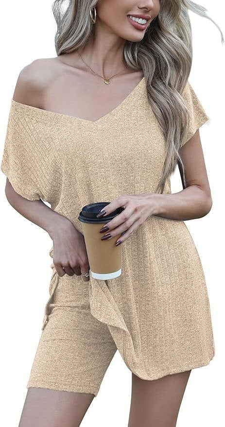 Dame Oversized Jumpsuit med kort ben og flydende snit Stilla