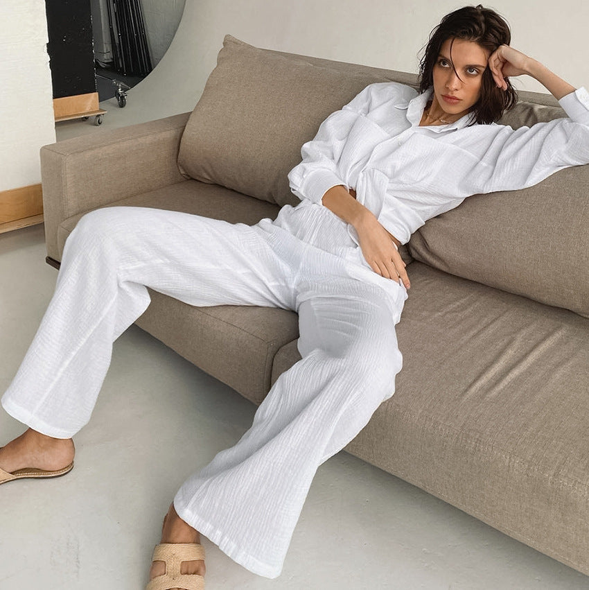 Dame fritids-jumpsuit lavet af let, åndbart stof med elegant struktur Stilla