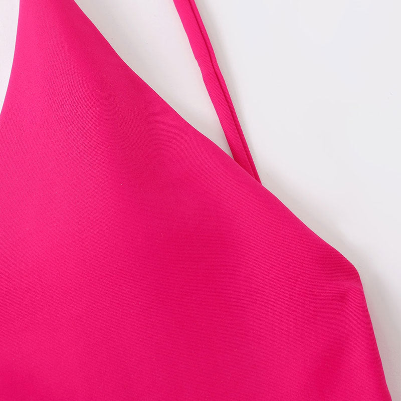 Dame Deep V-udskæring Badedragt Body Stilla