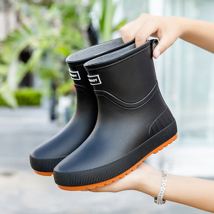 Dame fashionable gummistøvler med skridsikker sål og komfortabel indvendig polstring Stilla