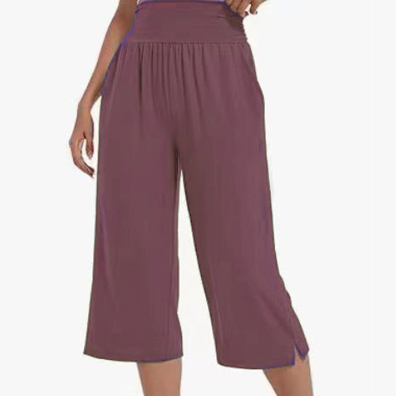 Dame Vidde Culotte med elastisk talje og sidelæg Stilla