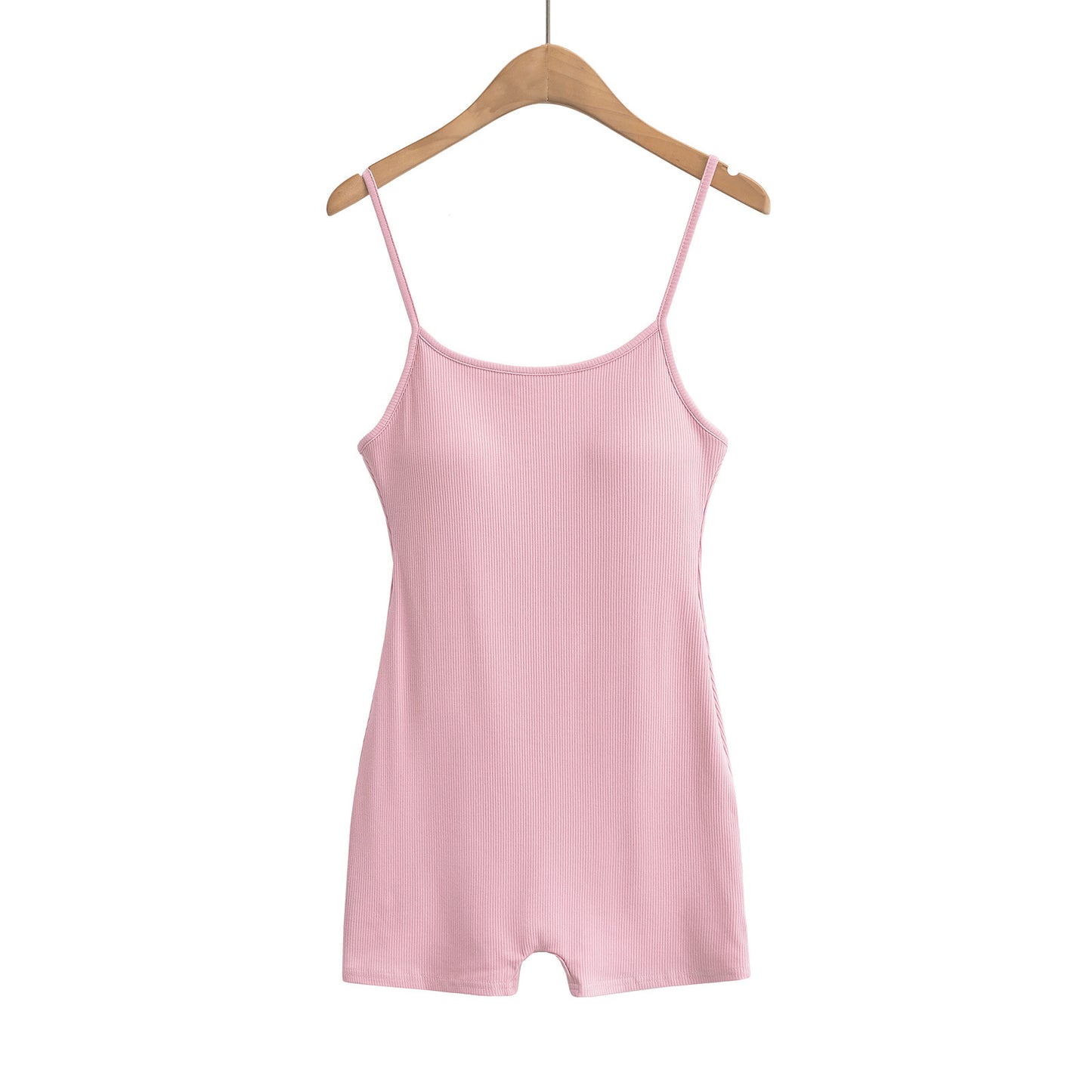 Dame ærmeløs jumpsuit med justerbare stropper og elastisk materiale Stilla