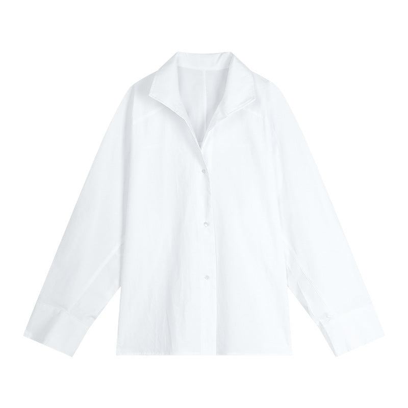 Dame afslappet skjorte med moderne snit og fine stofdetaljer Stilla