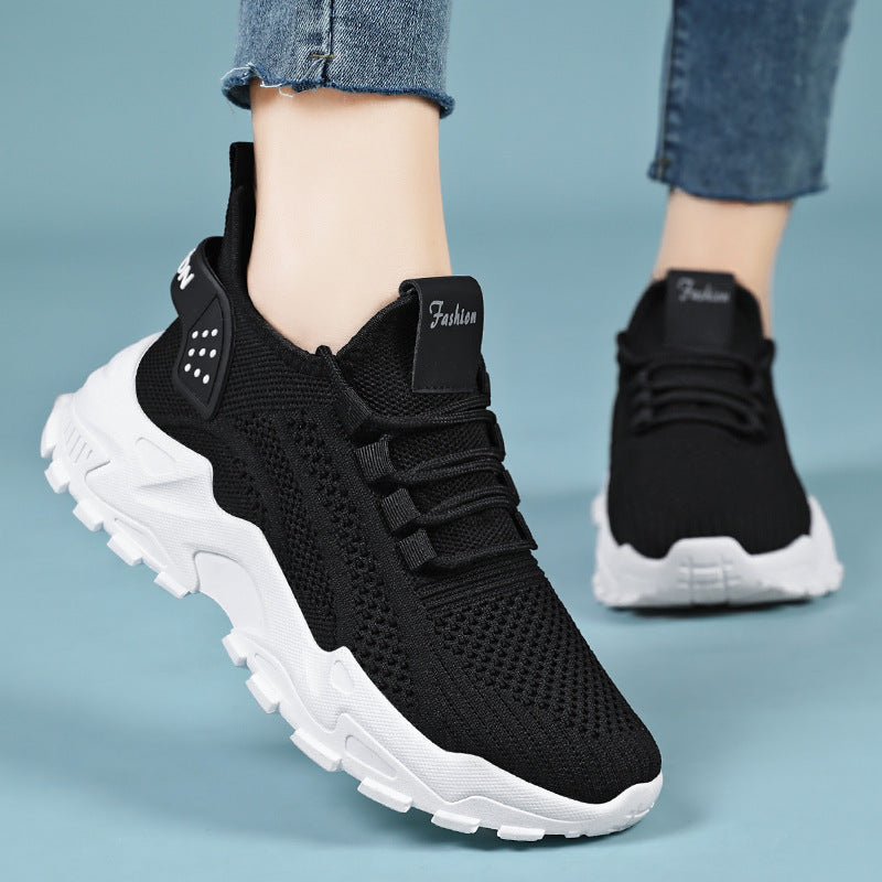 Damer lette og åndbare fitness sneakers med fleksibel indersål og skridsikker sål Stilla