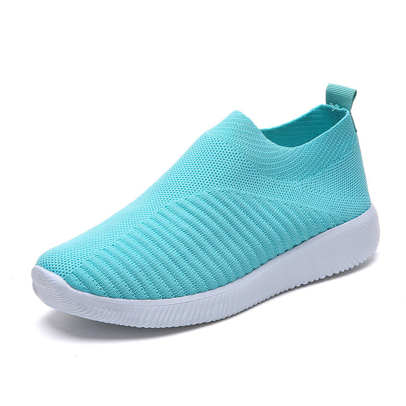 Dame åndbare Slip-On Sneakers med elastisk overdel og stødabsorberende sål Stilla