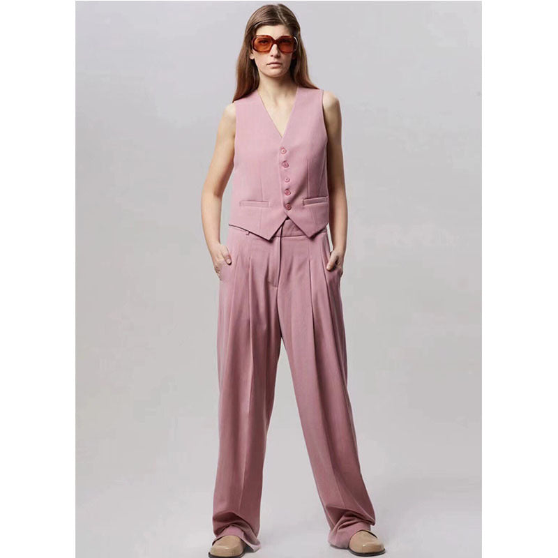 Dame elegant High-Waist plisserede bukser lavet af kvalitetsmateriale med behagelig pasform Stilla