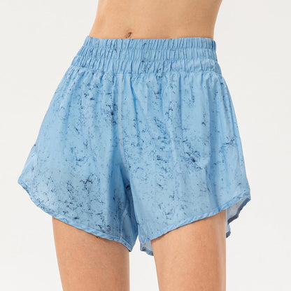 Stilla | Løse Åndbare Løbe Træningsshorts Hurtigtørrende Yoga Fitness Shorts Med Anti Udblæsning Foring