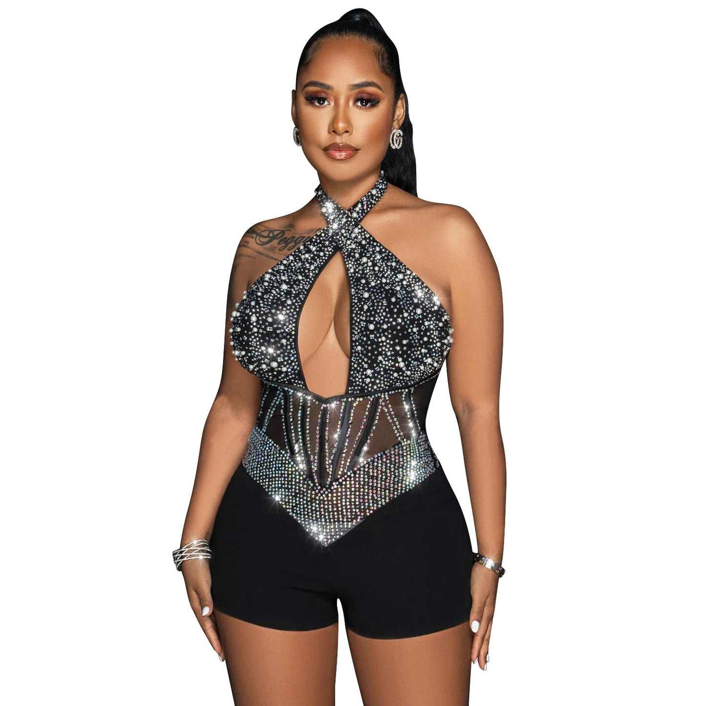 Dame Dekoreret Cut-Out Jumpsuit Stilla