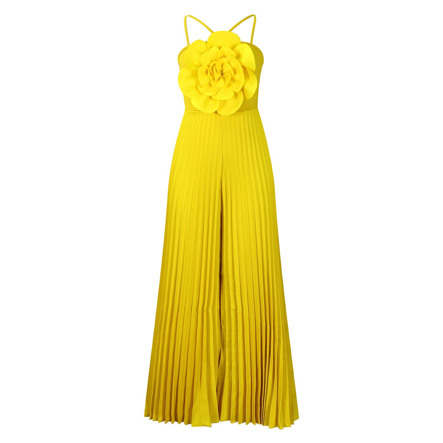 Dame Plissees Jumpsuit med blomster overdel Stilla