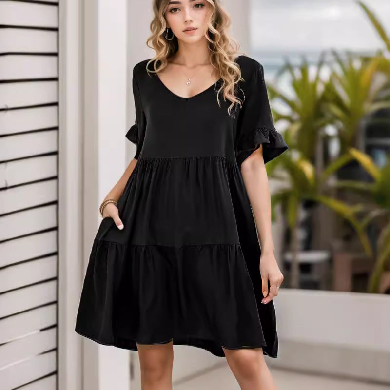 Dame afslappet aftenkjole Stilla