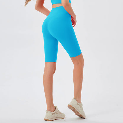 Stilla | Høj Talje Yoga Shorts Åndbare, Formende Fitness Shorts Til Kvinder