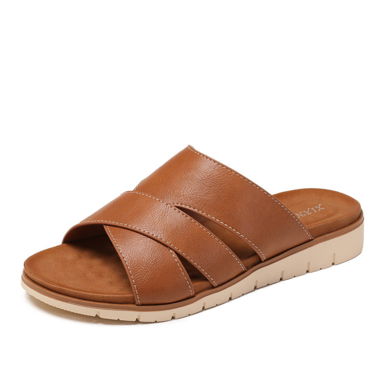 Dame afslappede og elegante pantoletter med ergonomisk fodseng Stilla