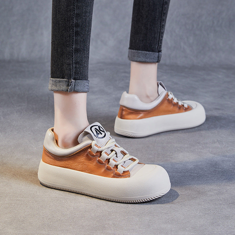 Herre Casual Platform Sneakers Stilla