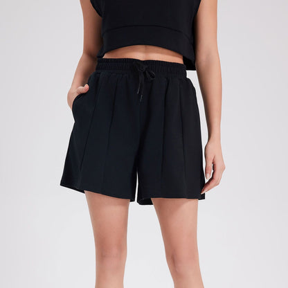 Stilla | Høj Talje Snøre Dance Yoga Bukser Sport Løb Casual Shorts