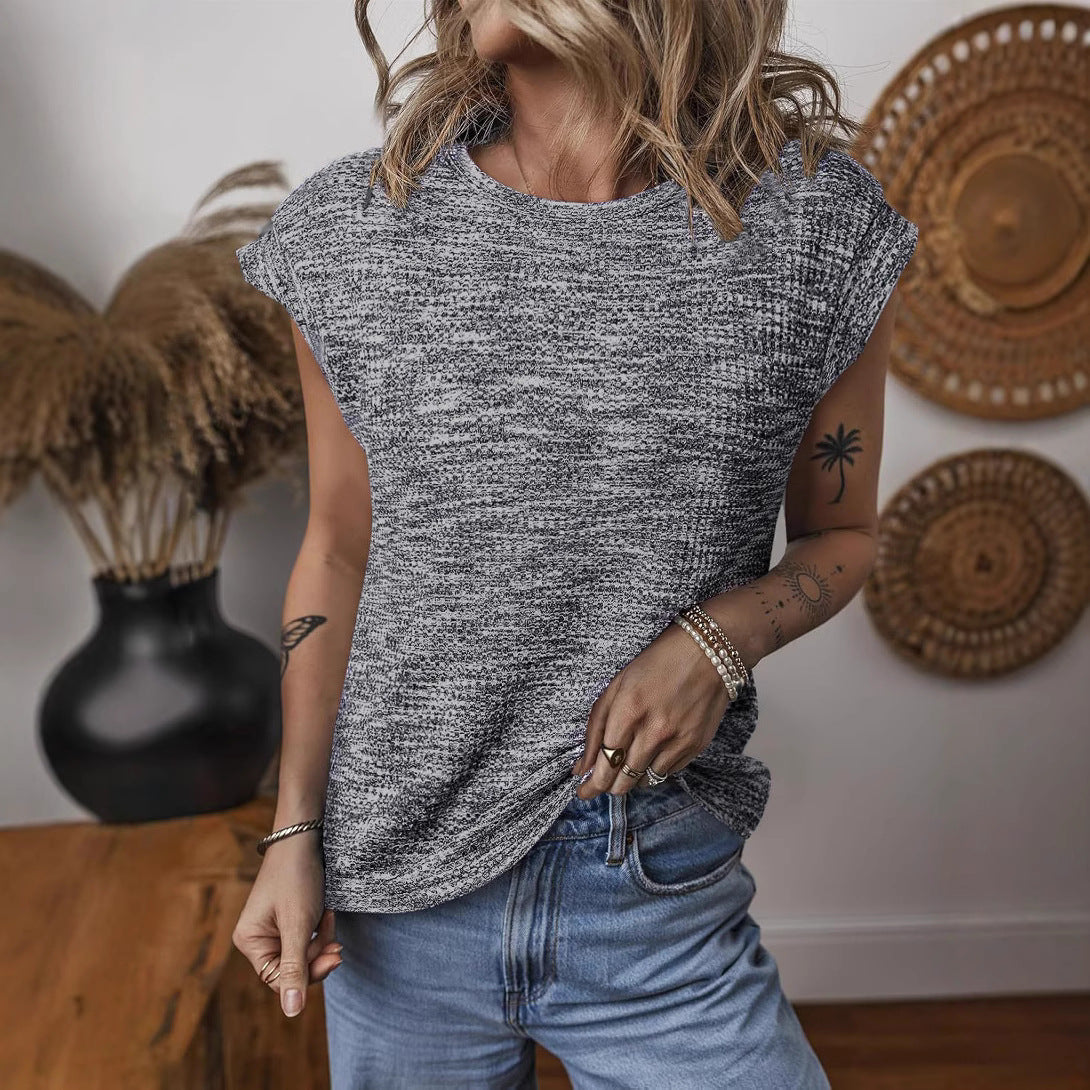 Dame afslappet kortærmet skjorte Stilla