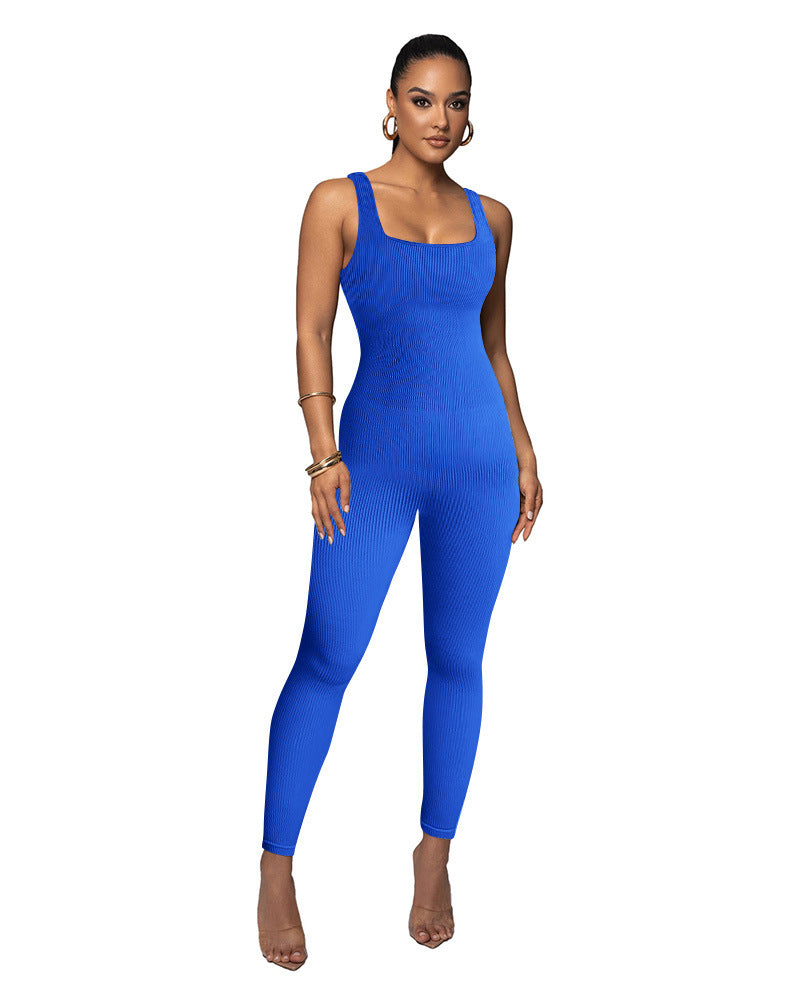 Dame Figurtilpasset Strik-Jumpsuit Stilla