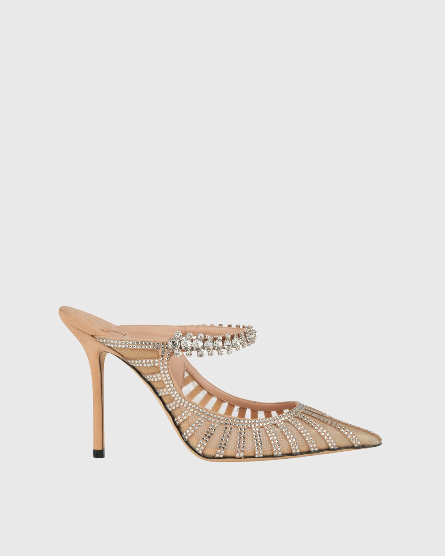 Femme Krystaldekoreret Slingback-Hæle Stilla