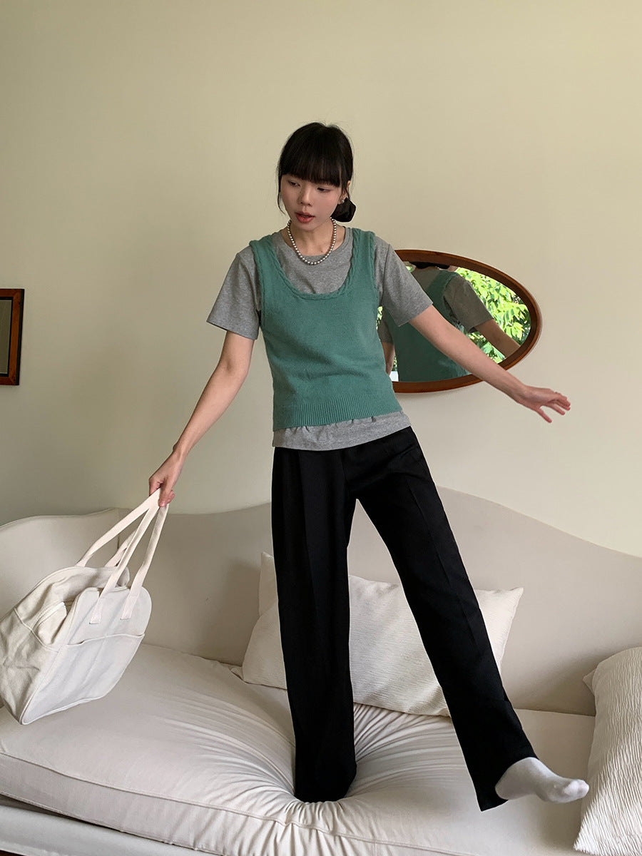 Dame afslappet Relaxbuks med komfortabel pasform og elastisk talje Stilla